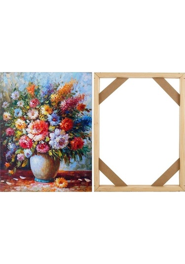 Ulzyvf Yap Yağlıboya Tuval Tablolar Seti, Set Masif Kendin İnç İçin Çerçeve Ahşap 2 16x20 Xw