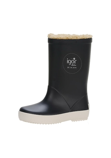 Igor Splash Nautico Borreguito Çocuk Lacivert Çizme Lacivert