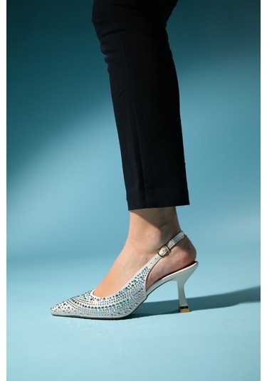 Luvishoes Juan Bej Saten Kadın Abiye Ayakkabı