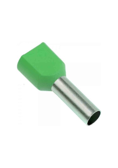 6mm İzoleli Çift Girişli Kablo Yüksükleri 100 Adet