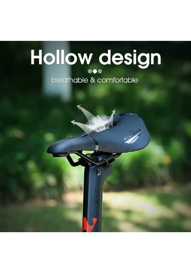 Dancemonkey Konforlu Bisiklet Sele - Ergonomik, Havalandırmalı, Su Geçirmez, Prostat Desteği Mtb/yol Bisikleti Selesi Siyah Siyah