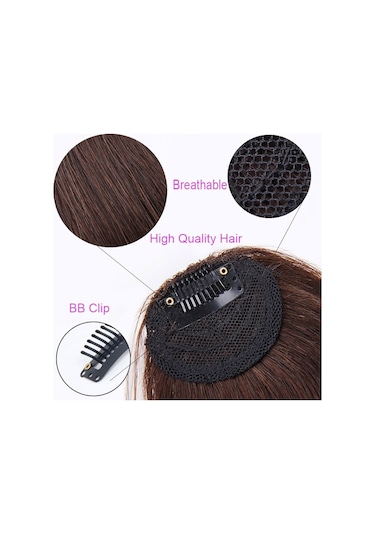 Cbtx Sahte Klip Postiş Sentetik Saç Jet-siyah