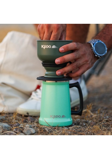 Igloo Dripper Kahve Demliği Yeşil