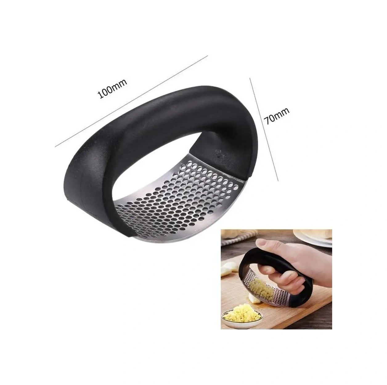White Cube Mutfak Aksesuarları, Sarımsak Ezici-sarımsaklık 149167224 Siyah