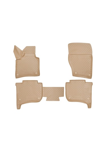 Element Porsche Cayenne 2010-2017 Bej Renk 3d Havuzlu Paspas