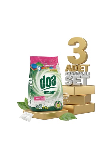 Doa Matik Deterjan Renkliler 3x4 Kg