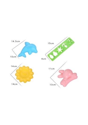 4pcs/set Tavşan Yunus Pirinç Suşi Diy Kalıbı Diğer