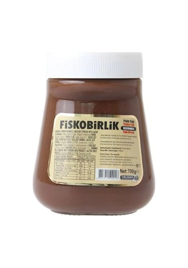 Fiskobirlik Nuga Kakaolu Fındık Kreması Cam 4 x 700 G