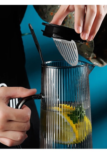 Glassreflection Korkulu Cam Su Sürahisi 1300 Ml 343342360