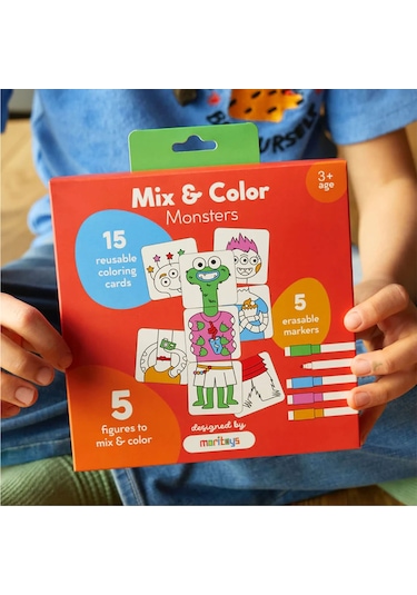 Moritoys Mix & Color : Monsters Karıştır Renklendir Canavarlar Puzzle