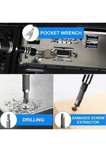 Honeybeeshop Mavi 138'i 1 Dıy Tamir Seti Hassas Tornavida Seti Mini Anahtar Vida Sökücü Telefon Tablet Saat Kamera