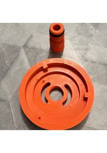 Fochsia Portakal Sku Sızdırmaz Karavan Su Tankı Adaptörü Mavi Sap Turuncu Bağlantı