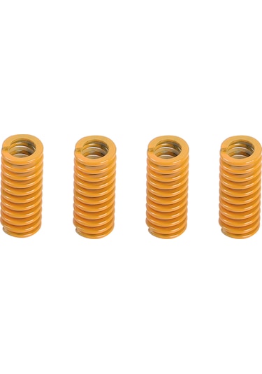 Yunboo Creality 3d Yazıcı Parçaları: El İle Seviye Ayarı Zarfı 4 Adet Kırmızı Somun + 4 Adet Yay , Cr/ender Serileri İçin Uyumlu