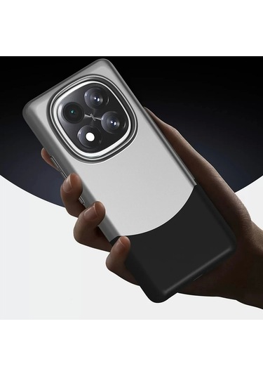 Xiaomi Redmi Note 14 Pro Plus Kılıf Magsafe Şarj Kartlıklı Mıknatıslı Duble 1.7mm Kapak Kart Bölmeli