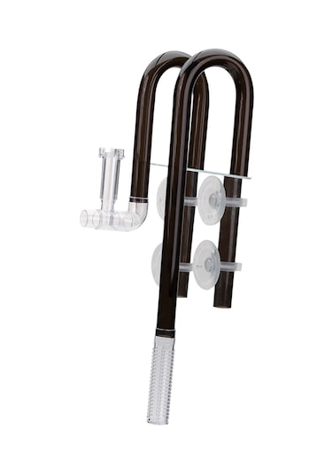 Suntek Akvaryum Zambak Tüp Giriş Çıkış Yüzeyi 12mm-siyah