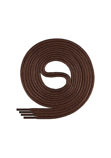 130 Cm 4 Mm Kahverengi Yuvarlak 1 Çift Ayakkabı Bağcığı Kahverengi