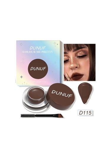 Su Geçirmez Ve Dayanıklı Mat Göz Farı Eyeliner Krem 12 Renkli Kaş Boyası Krem 115 C01