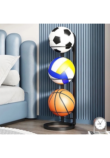 Kapalı Çocuk Basketbol Depolama Rafı Topu Futbol Depolama Sepeti