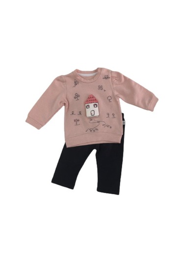 Kız Bebek Somon Home Sweet Home 2'li Takım Somon