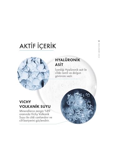 Vichy Mineral 89 Termal Su ve Doğal Hyalüronik Asit İçeren Serum 30 ML