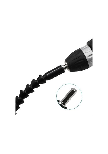 Ccgloball Esnek Şaft Tornavida Uzatma Bağlantı Çubuğu Matkap Ucu Tutucu 250 Mm Esnek Bağlantı Bağlantısı Elektrikli Alet Aksesuarları