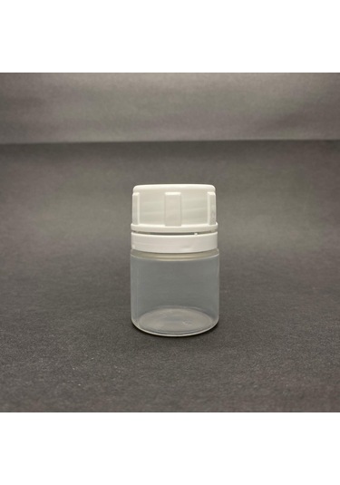 40 Cc Şeffaf Tablet Şişesi - Mühür Kapaklı Boya Numune Şişesi- X