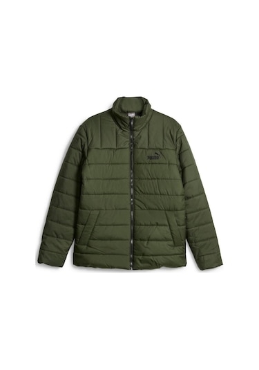 Puma Ess+ Padded Jacket Erkek Mont-27508-Yeşil