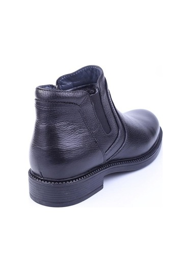 Smart 1041 Erkek Hakiki Deri Günlük Bağcıksız Kürklü Bot