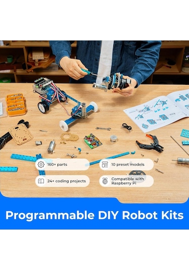 Makeblock Mbot Ultimate 10'u 1 Arada Programlanabilir Robot Kiti, Arduino & Raspberry Pi Uyumlu Akıllı Oyuncaklar