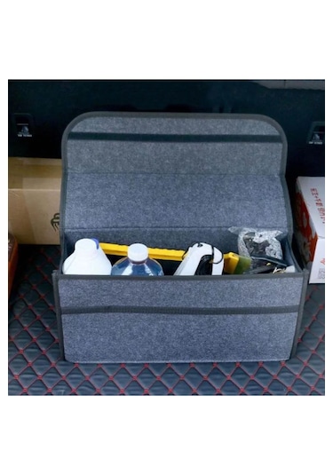 Oto Araba Araç Bagaj Organizer Çantası Eşya Düzenleyici İç Aksesuar Tuning 50x20x15