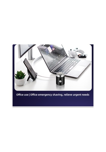 Erkek Elektrikli Tıraş Makinesi, Mini Taşınabilir Akıllı Siyah