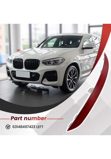 Leasetake Bmw X4 M G02 X4 20dx 20ix 25dx 30dx 30ix Arka Fren Uyarı Lambası İçin Sol Arka Reflektör 63148497423