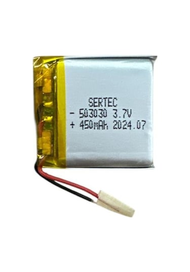 Sertec 503030 3.7v 450mah Li-polymer Pil Devreli/1.5a