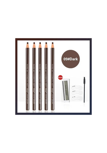 5 Adet Profesyonel Microblading Kalem Kalıcı Kaş Kalemi Dövme Su Geçirmez Sanat 5pcs-09 E10