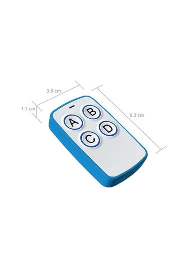 Junzhuodianpu Evrensel Garaj Kapısı Uzaktan Kumandası Çoğaltıcı Kod Yakalayıcı Klon 433mhz Kapı Anahtarlığı El Vericisi 10 Parça