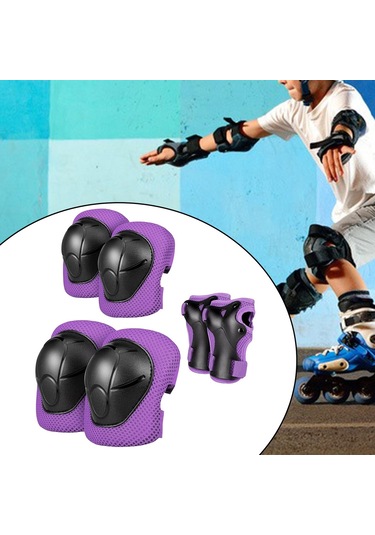 Suntek Bisiklet Açık Hava Etkinlikleri Için Çocuk Dişli Seti Mor