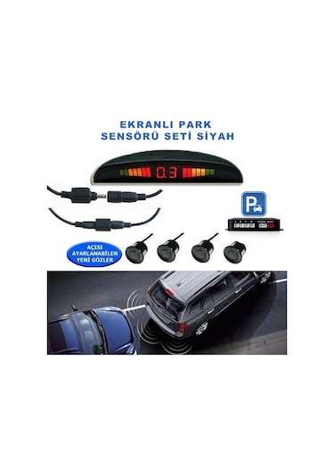 Set Park Sensörü Ledli Ses İkazlı Siyah 22Mm Forza Ps-03