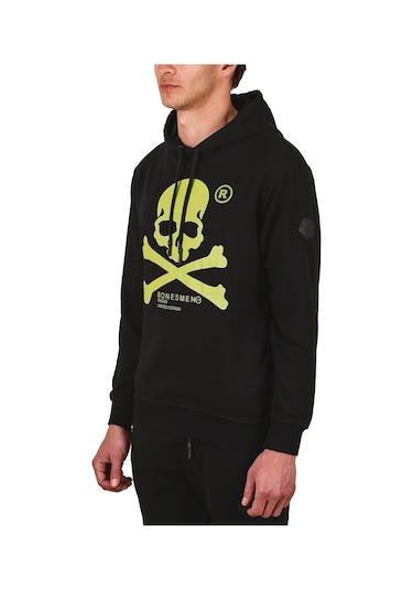 Bonesmen Erkek Kapüşonlu Sweatshirt (463017015) Siyah