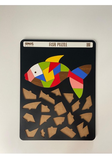 Fish Sevimli Balık Çocuklara Özel Yapboz Tablo