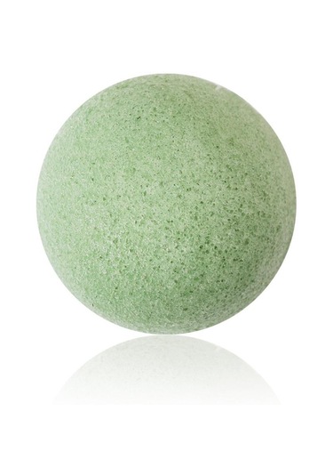 Homyl Konjac Yüz Eksfoliye Edici Süngerler Doğal Yeşil