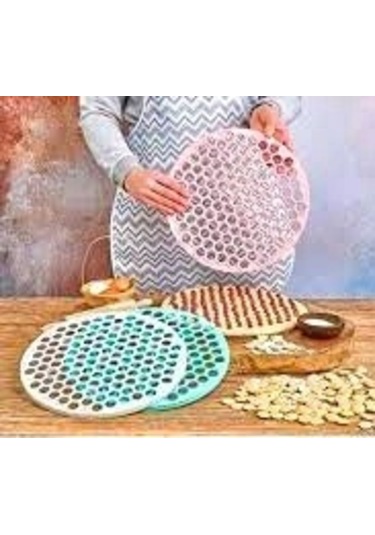 Büyük - 32cm Mantı Kalıbı Plastik Çok Renkli