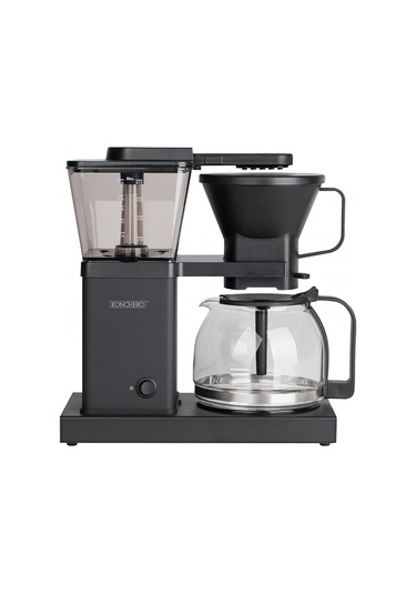 Konchero Preciso Alüminyum Filtre Kahve Makinesi Tam Siyah