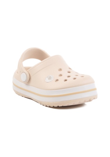 Aspor Ekru Eva Unisex Çocuk Sabo Terlik Çok Renkli