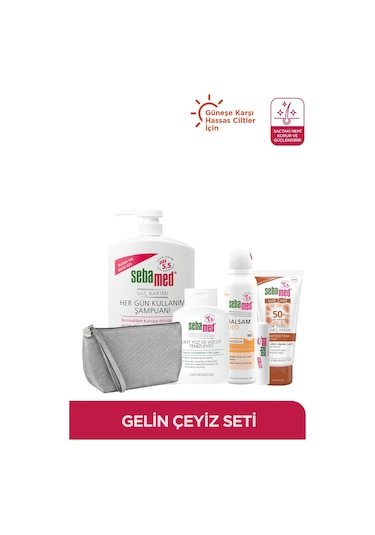 Sebamed Gelin Çeyiz Seti 1000 Ml Şampuan Dahil Bakım Paketi