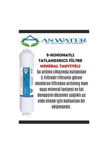 LG SU ARITMA CİHAZI UYUMLU KAPALI KASA 5 AŞAMALI FİLTRE