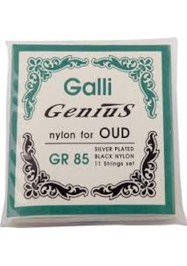Galli Gr-85 İtalyan Profesyonel Ud Teli Seti-Siyah Renk