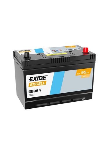 Exide Eb954 12v 95ah 760a Standart Akü Üretim Tarihi:2025