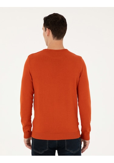 Pierre Cardin Erkek Turuncu Kazak /triko 50296575-vr051 Turuncu
