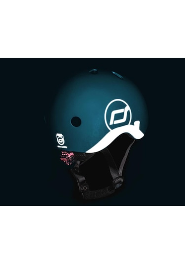 Scoot And Ride Helmet Reflective Bebek Kaskı Xxs-s Petrol Mavisi 181206-96495
