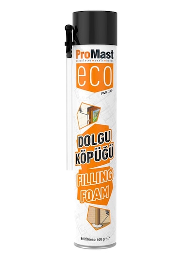 Pro Mast Poliüretan Dolgu Montaj Köpük 600 G